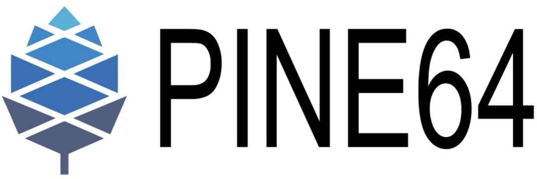 PINE64 pinecone logo with brand name