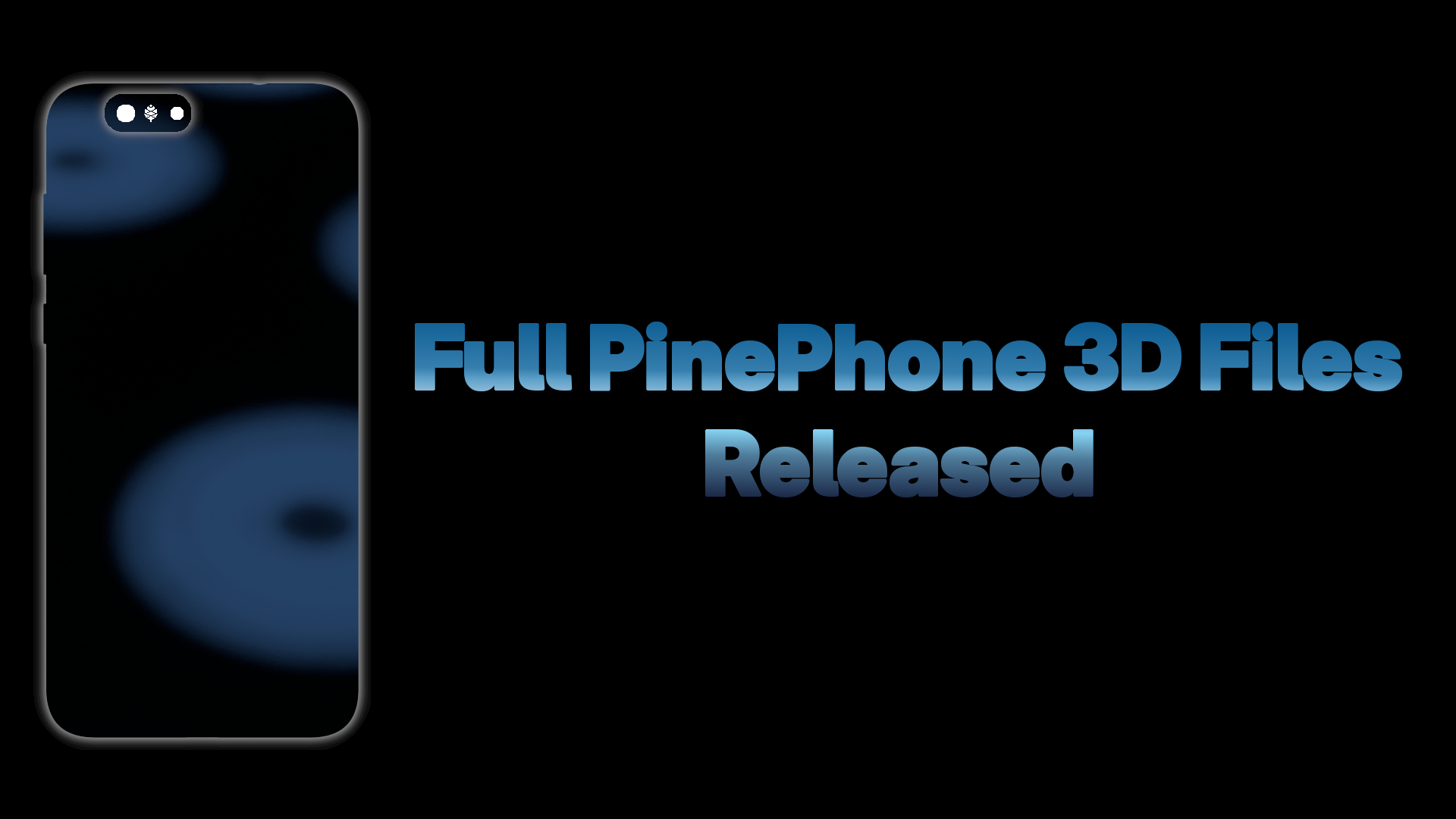 Cover image of the post Full PinePhone 3D File Released